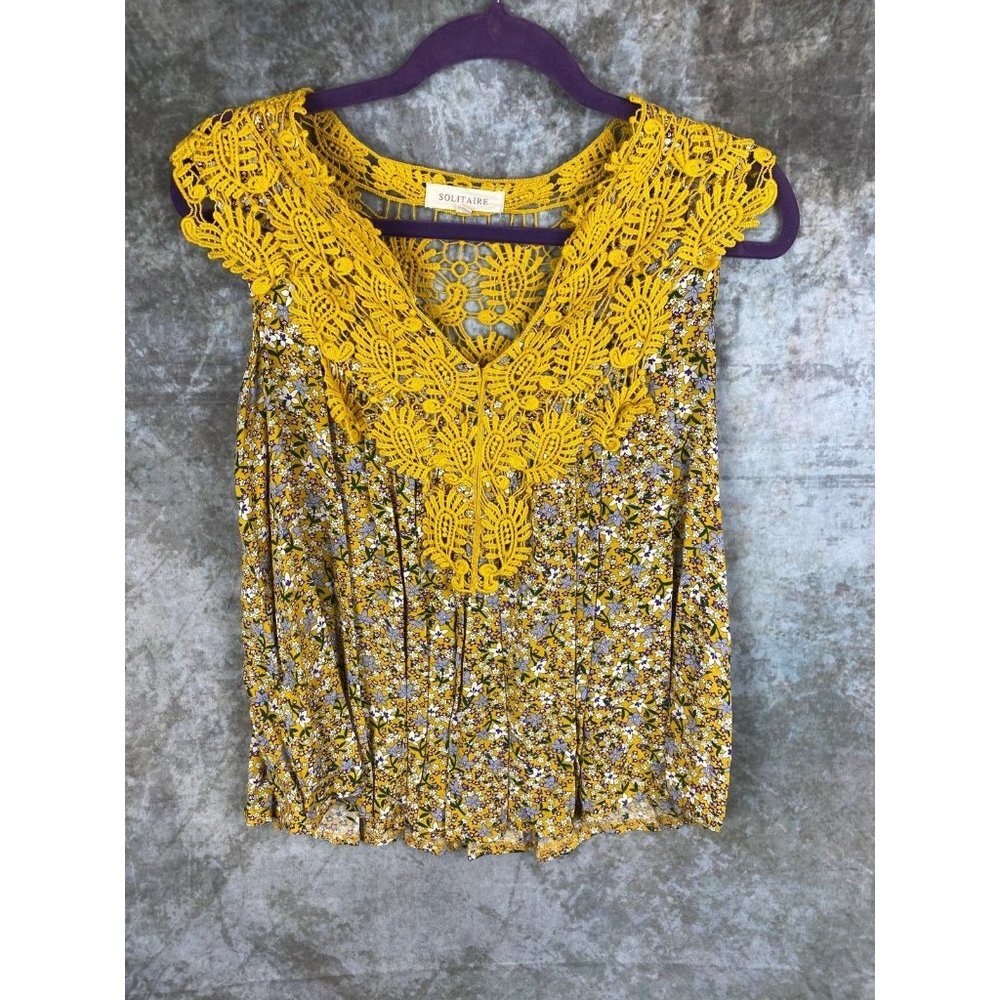 Yellow Sleeveless Top